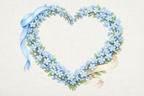 Download Memorial Floral Heart Frame PNG - Frame Collection