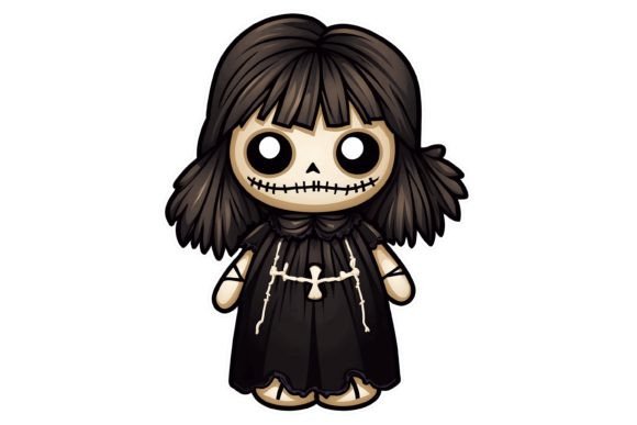 Download Gothic Voodoo Doll Illustration Png - Illustration Collection