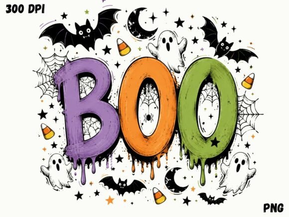 Download Spooky BOO Halloween PNG, Cute Ghost - Halloween png Collection