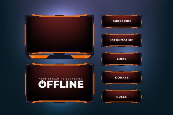 Download Gaming Screen Panel Frame Template - Frame Collection